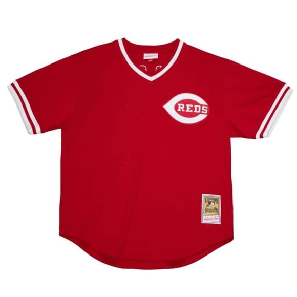 Authentic Pete Rose Cincinnati Reds 1984 Pullover Jersey